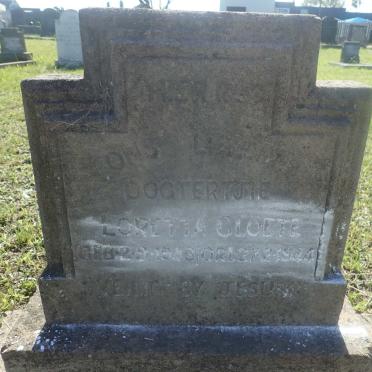 CLOETE Loretta 1943-1944