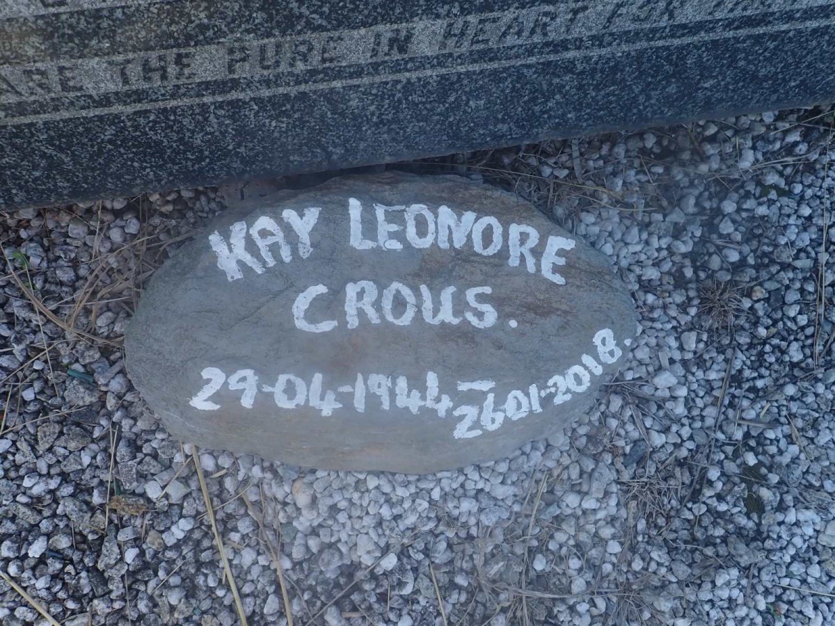 CROUS Kay Leonore 1944-2018