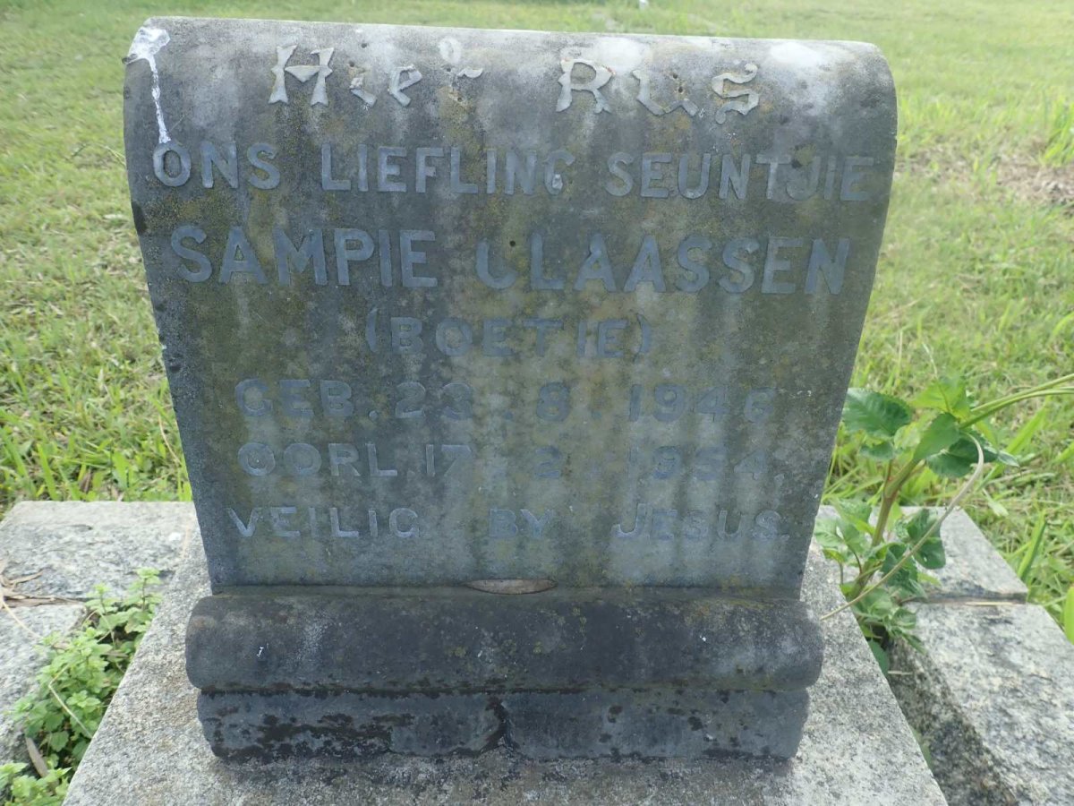 CLAASSEN Sampie 1946-1954