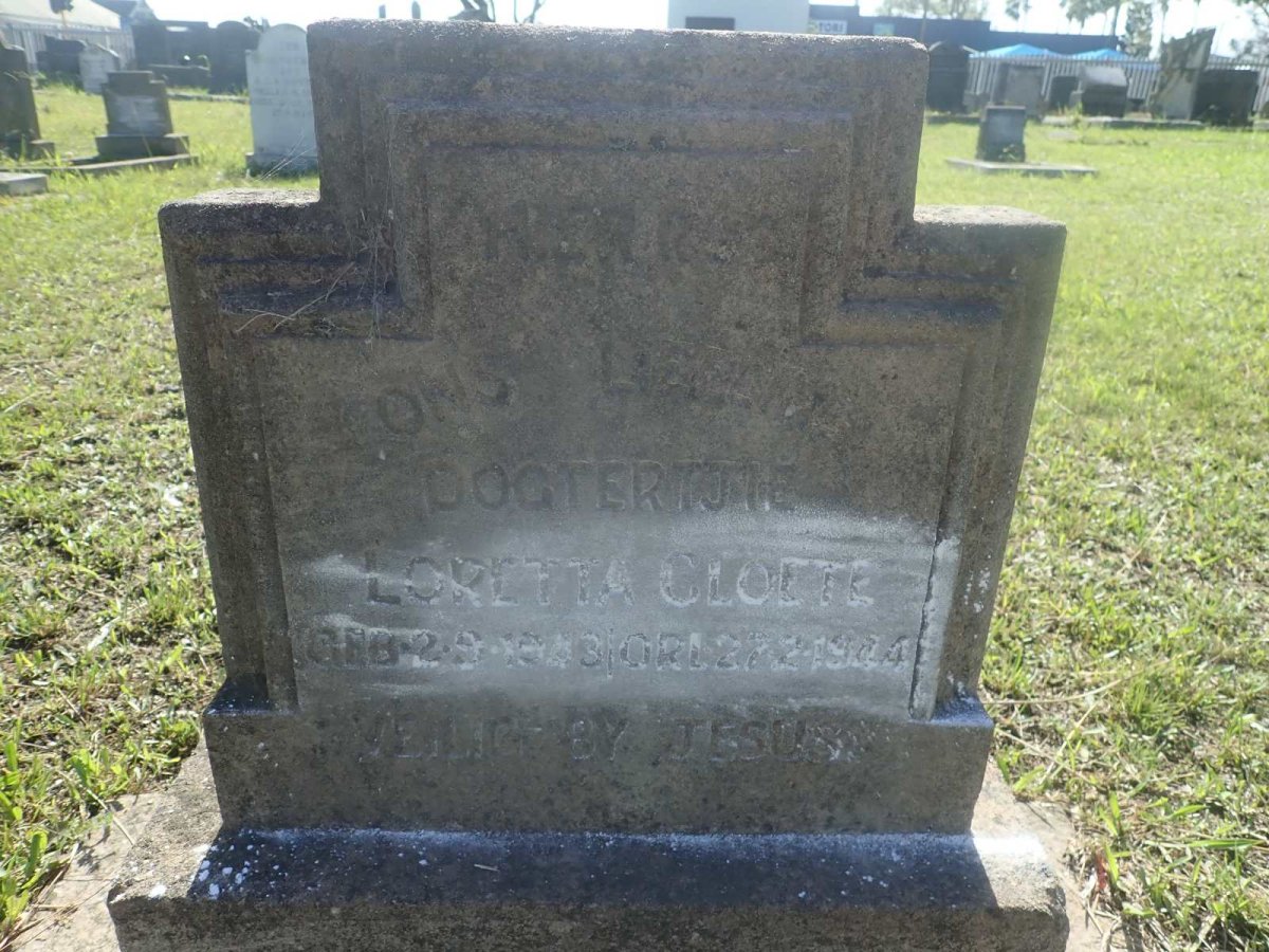 CLOETE Loretta 1943-1944