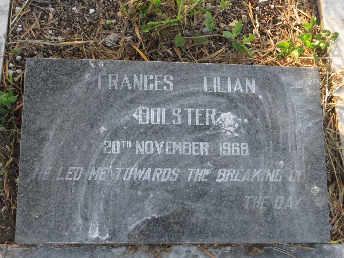 DOLSTER Frances Lilian -1968