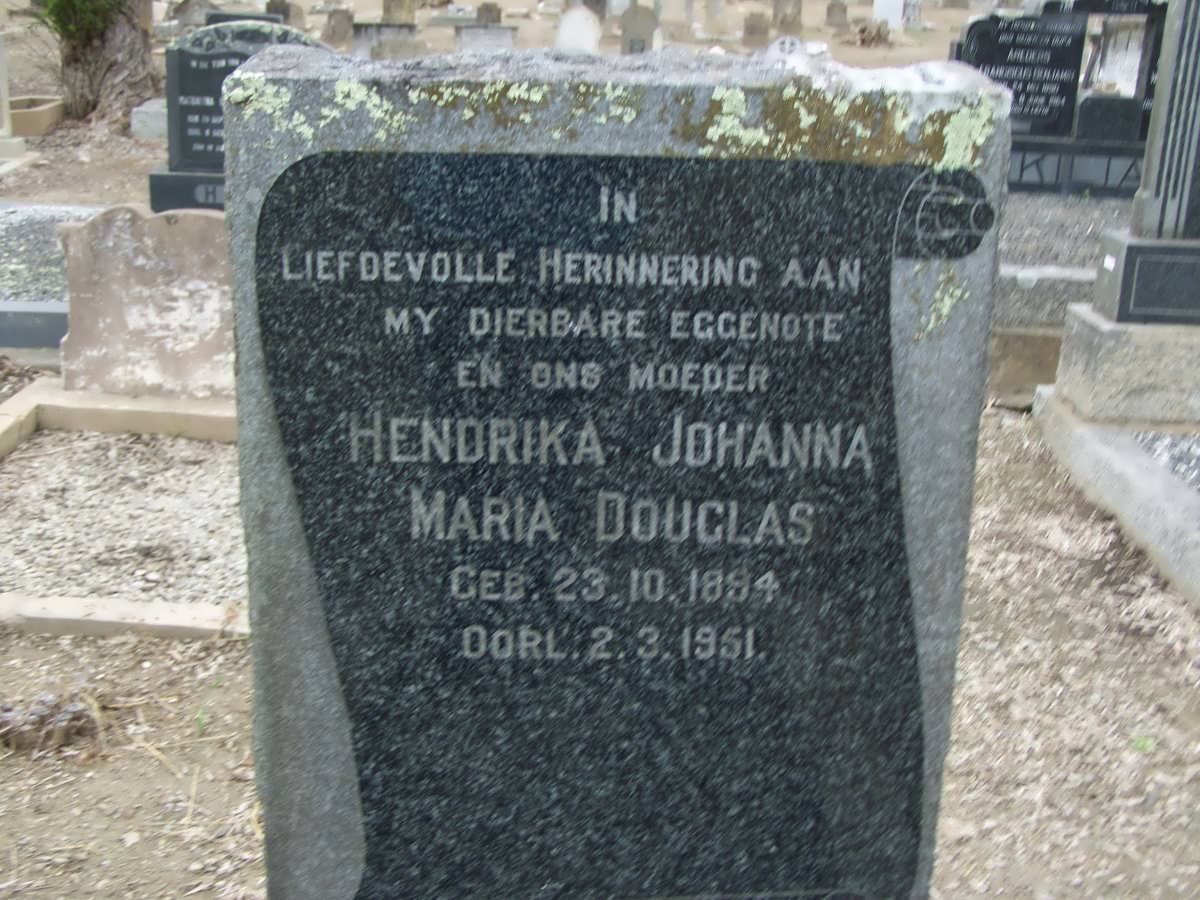 DOUGLAS Hendrika Johanna Maria 1894-1951