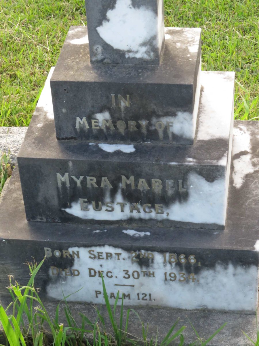 EUSTACE Myra Mabel 1866-1934