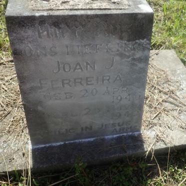 FERREIRA Joan J. 1940-1942