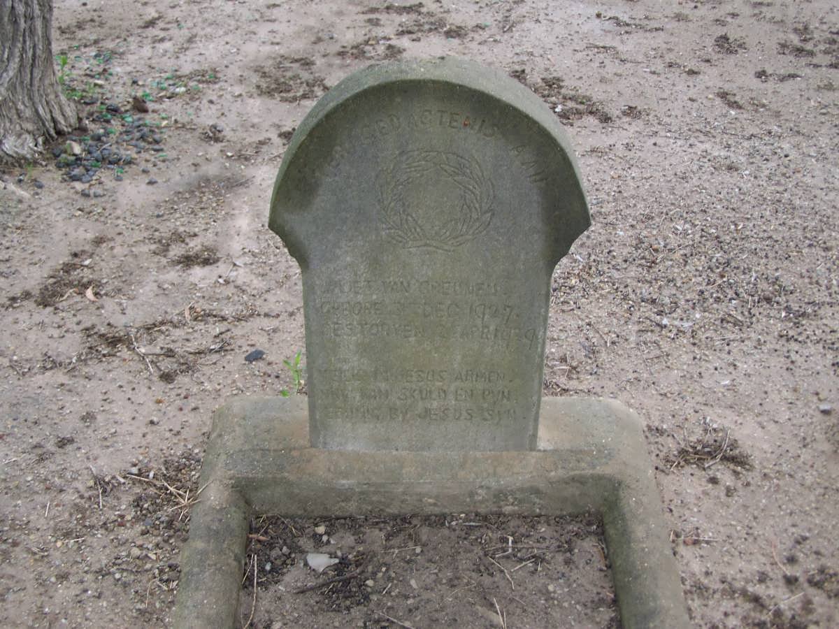 GREUNEN Juliet, van