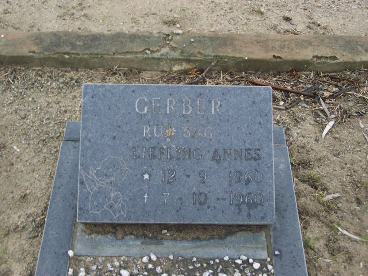 GERBER Annes 1960-1960