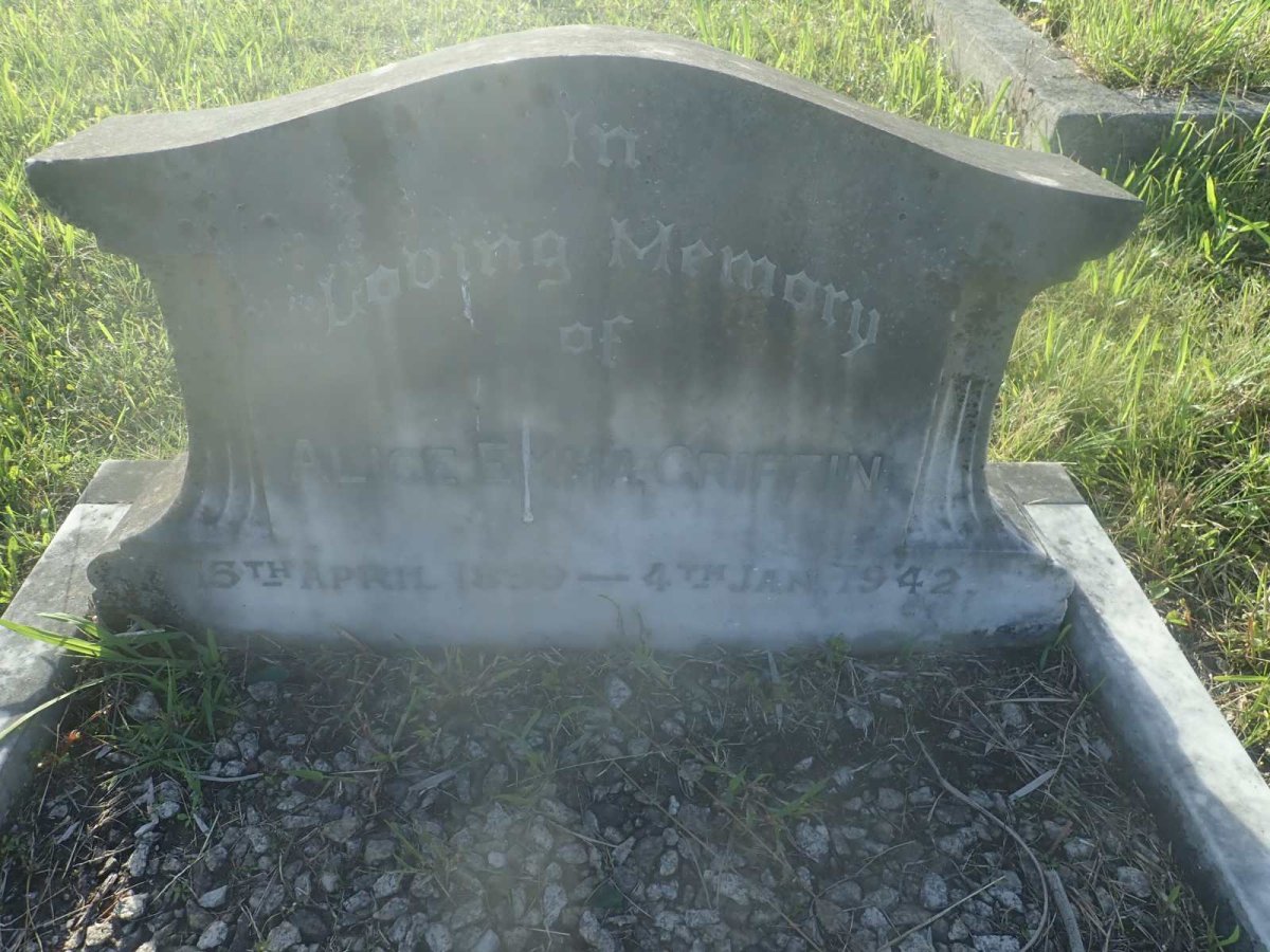 GRIFFIN Alice Emma 1899-1942