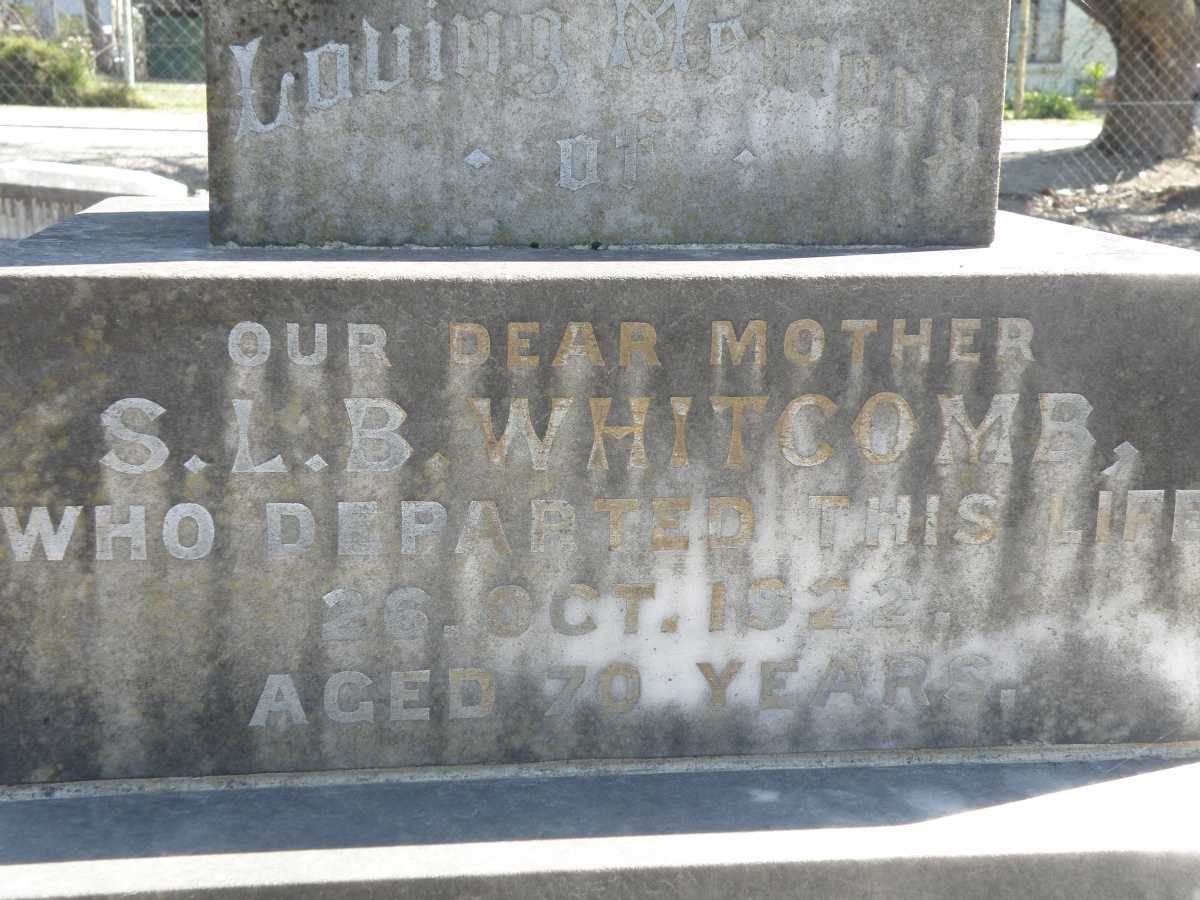 WHITCOMB S.L.B. -1922