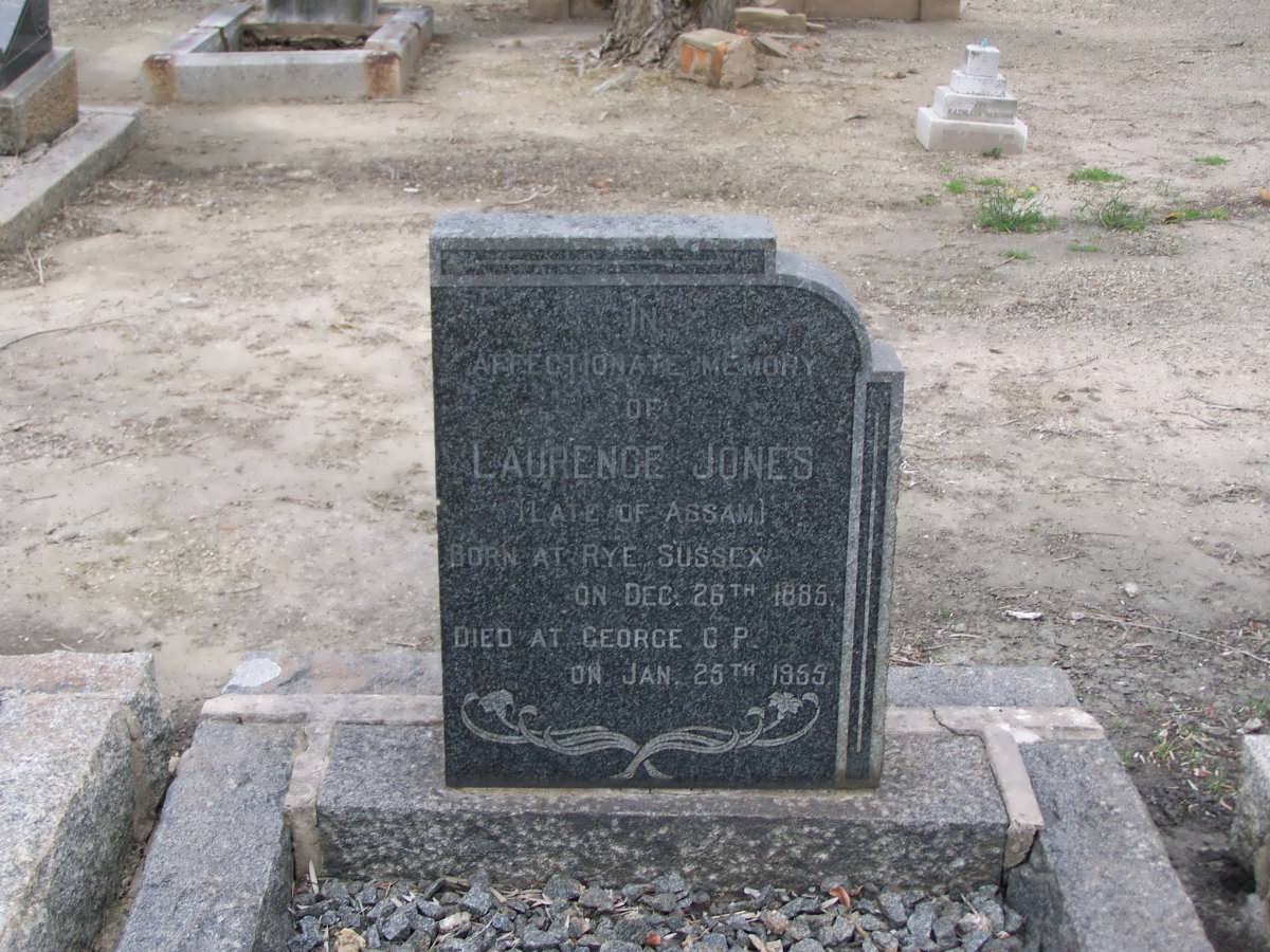 JONES Laurence 1885-1955