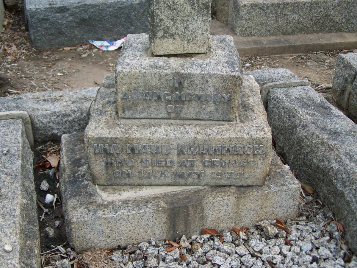 KRUMMECK Ina Maud -1939