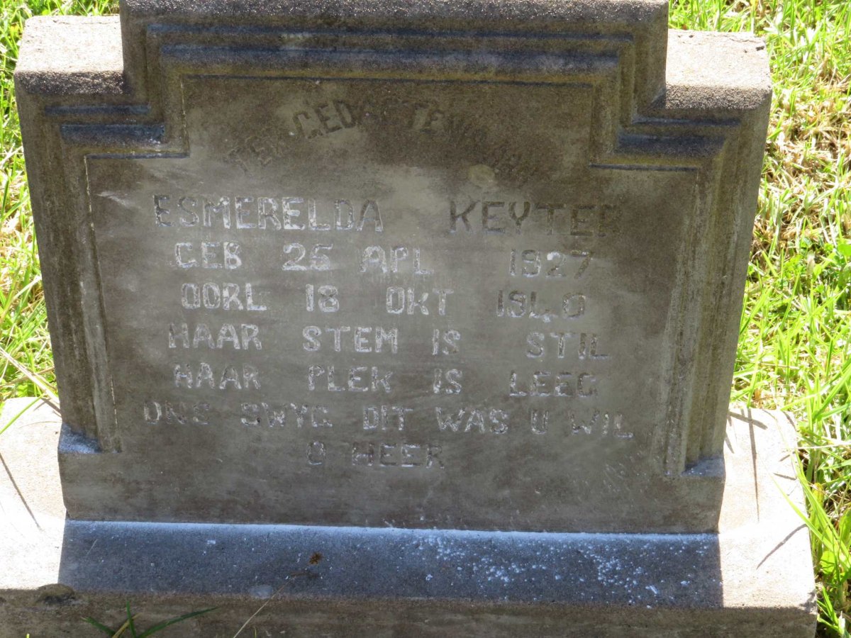 KEYTER Esmerelda 1927-1940