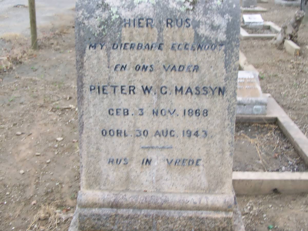 MASSYN Pieter W.C. 1868-1943