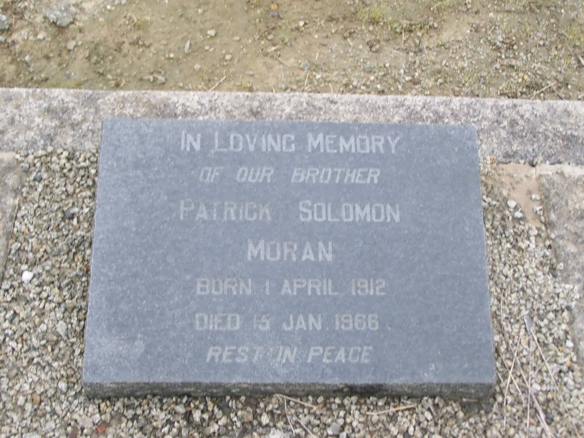 MORAN Patrick Solomon 1912-1966