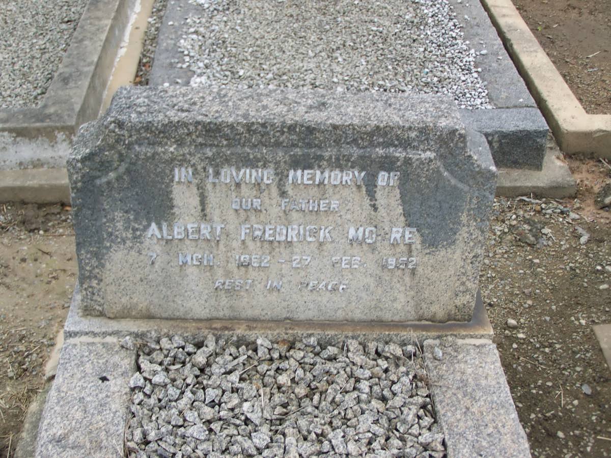 MOORE Albert Fredrick 1862-1952