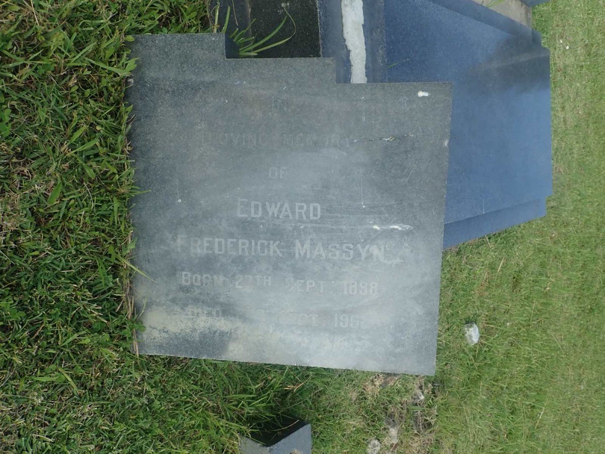 MASSYN Edward Frederick 1898-1962