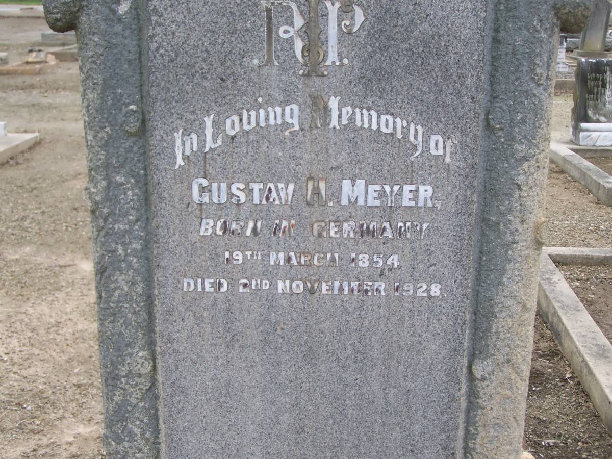 MEYER Gustav H. 1854-1928