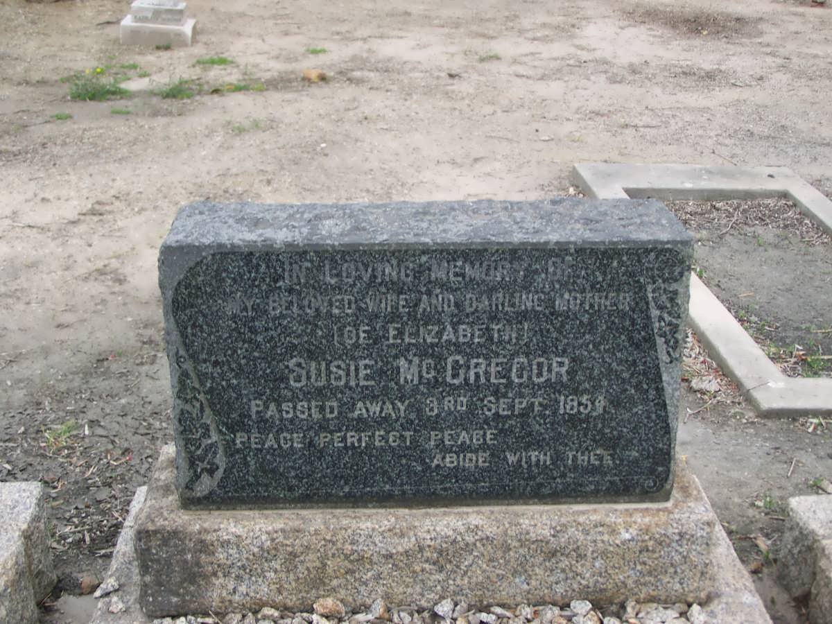 McGREGOR Susie -1954