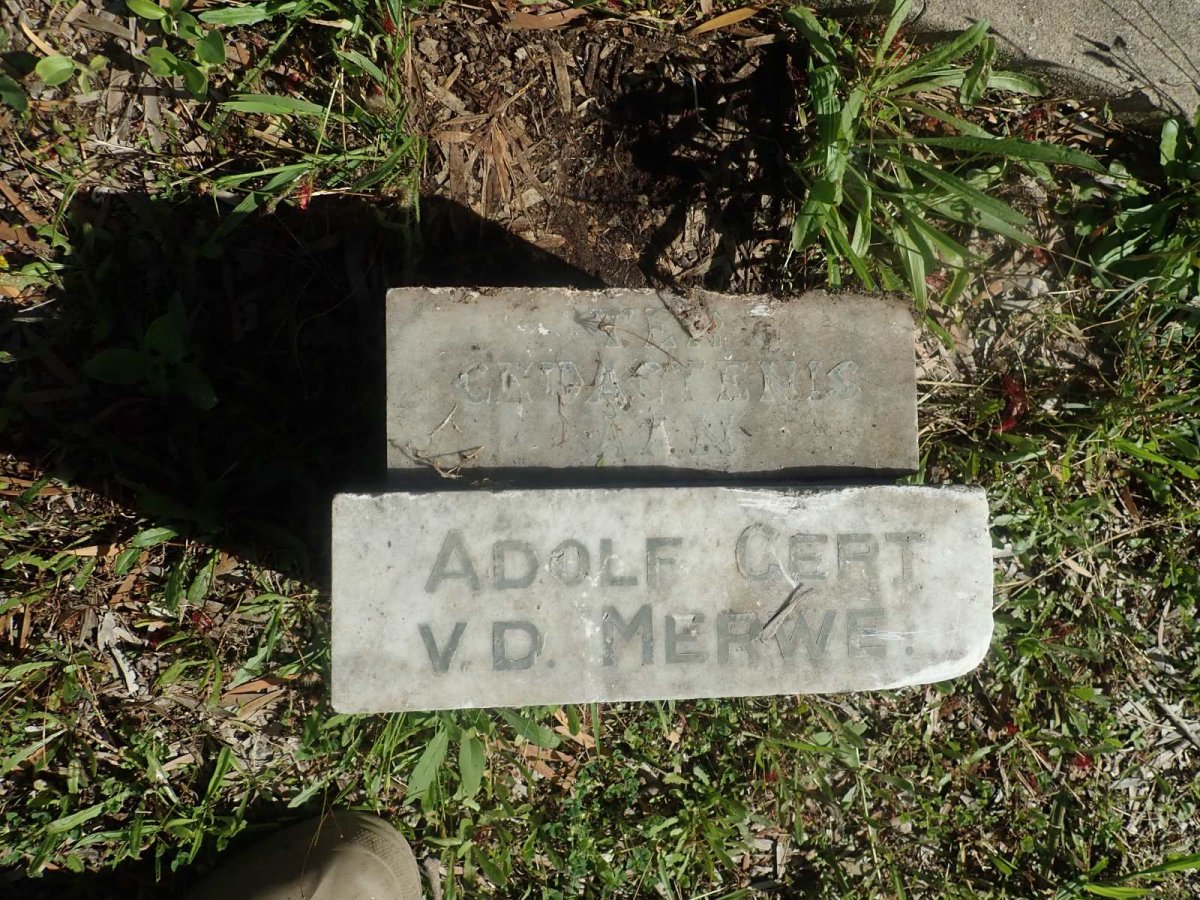 MERWE Adolf Gert, van der