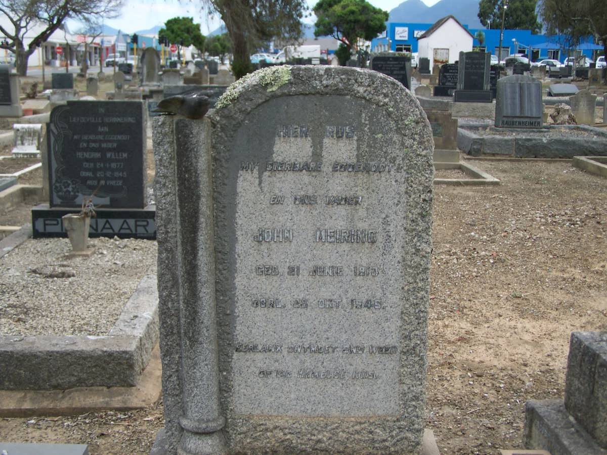 MEIRING John 1913-1945