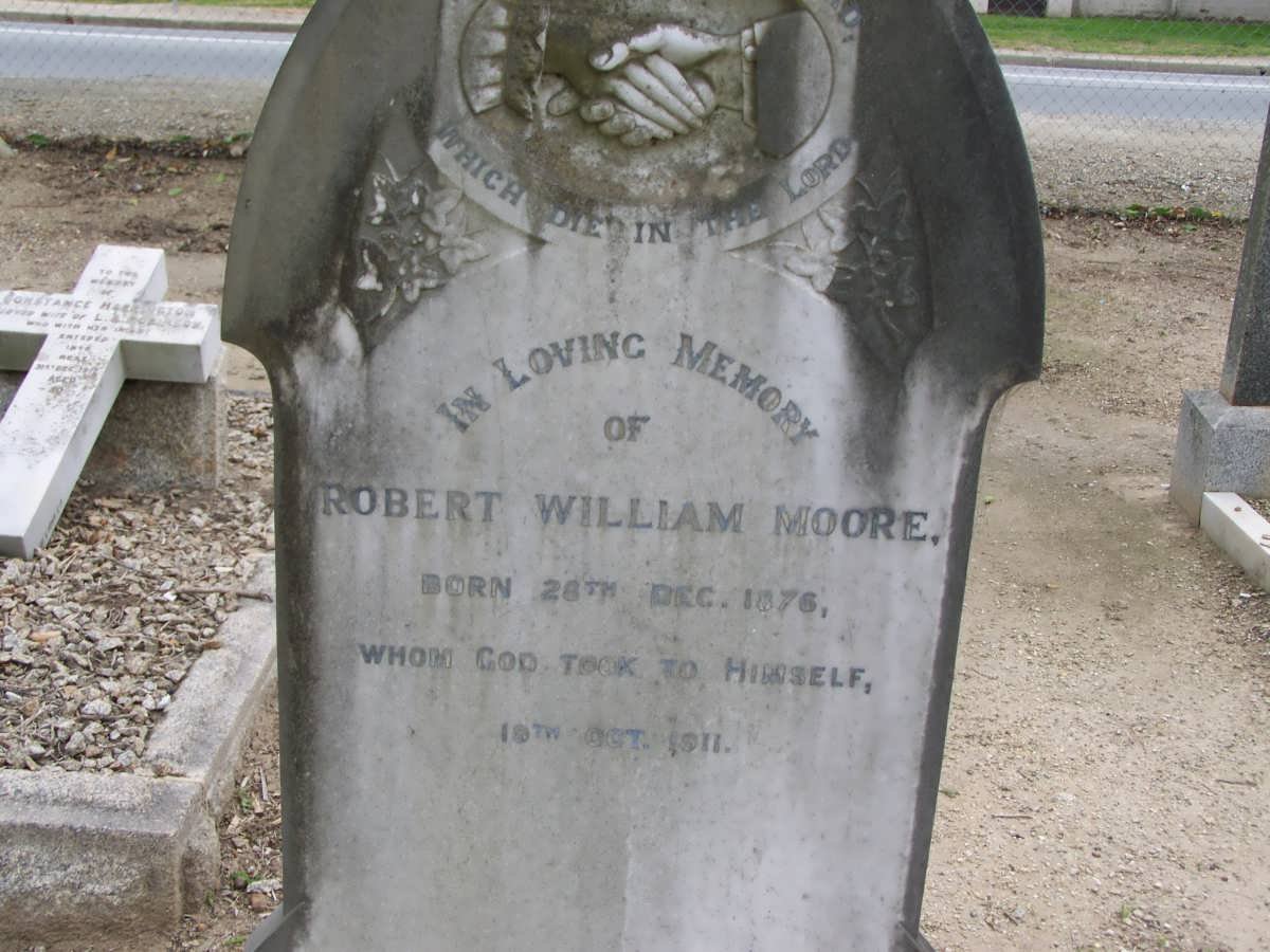 MOORE Robert William 1876-1911
