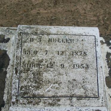 MULLER D.J. 1878-1953