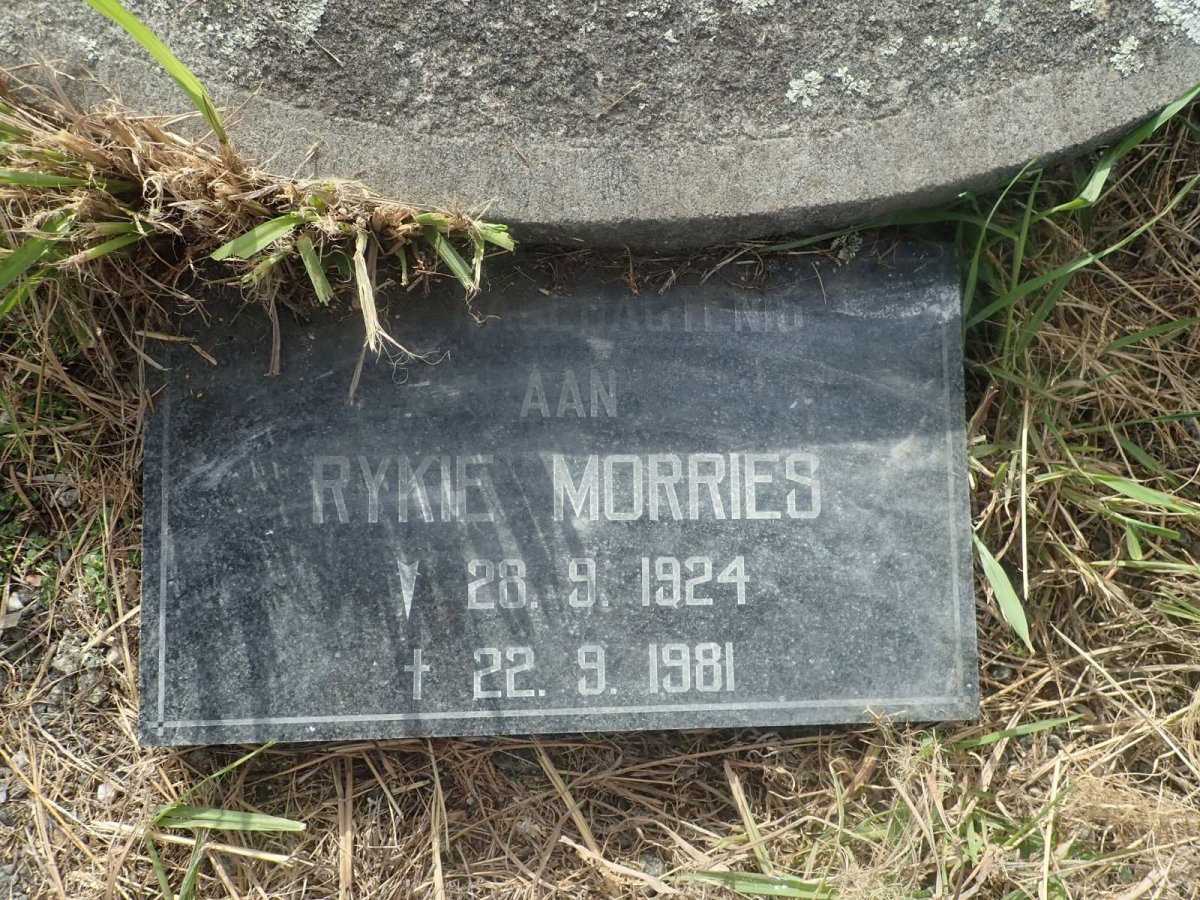 MORRIES Rykie 1924-1981