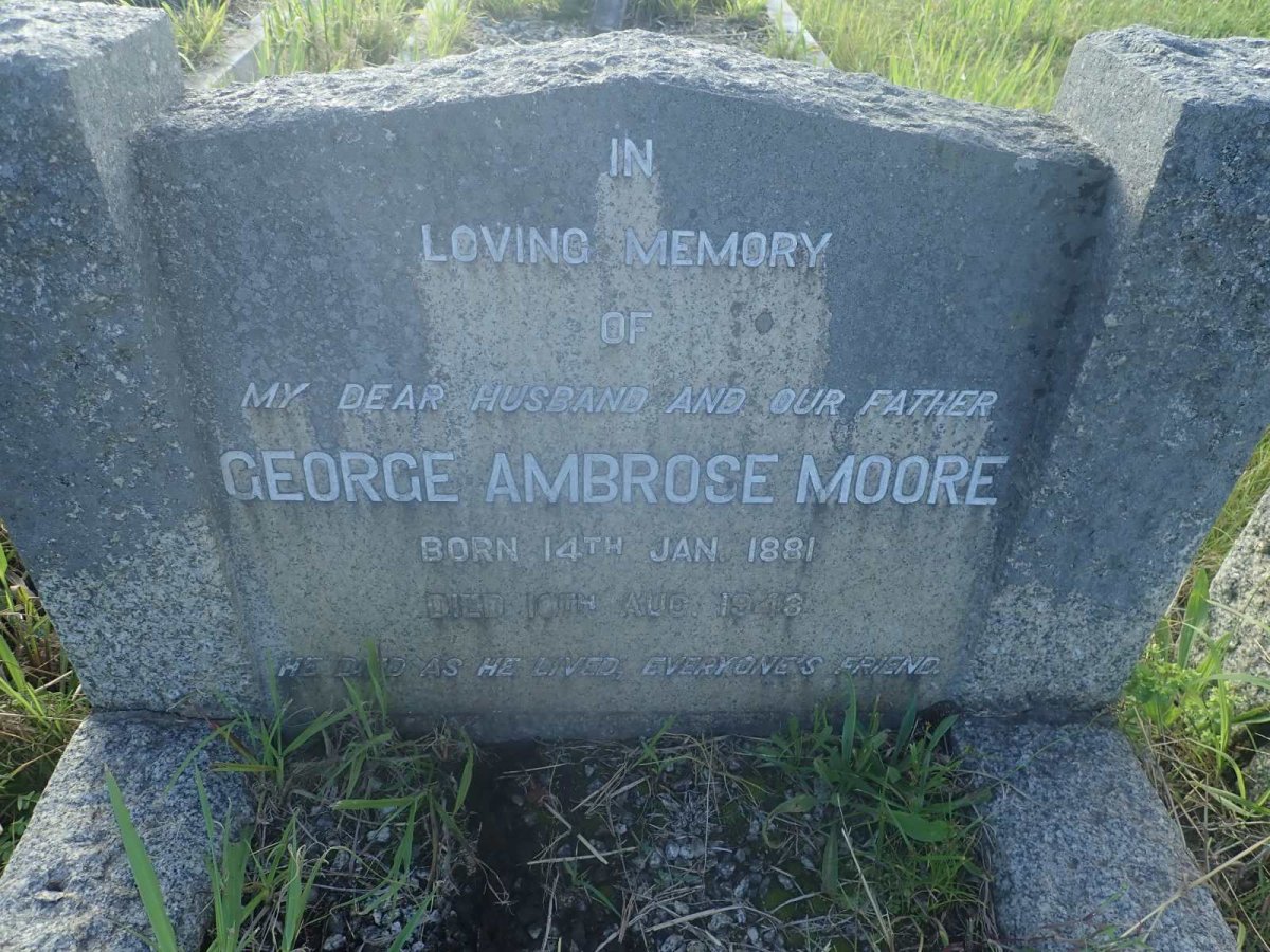 MOORE George Ambrose 1881-1948