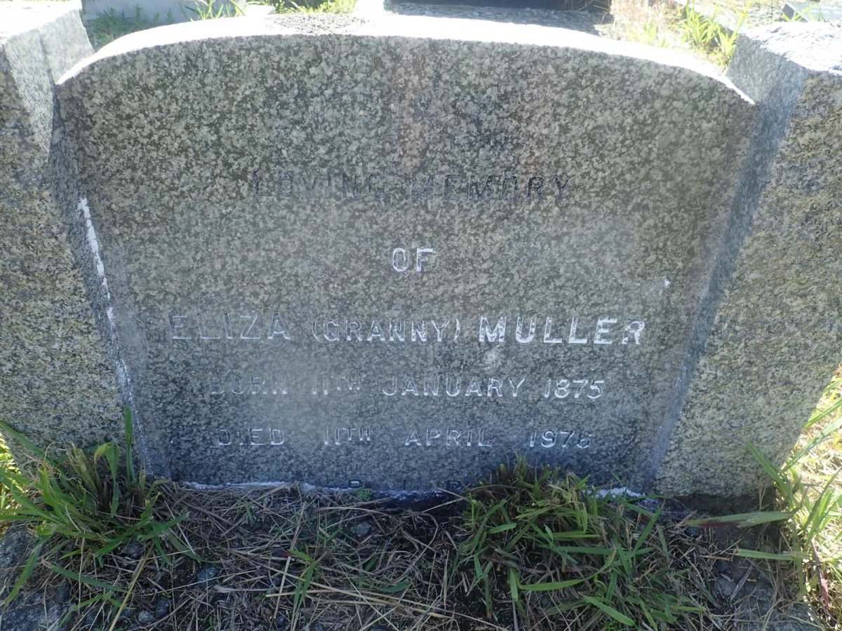 MULLER Eliza 1875-1976