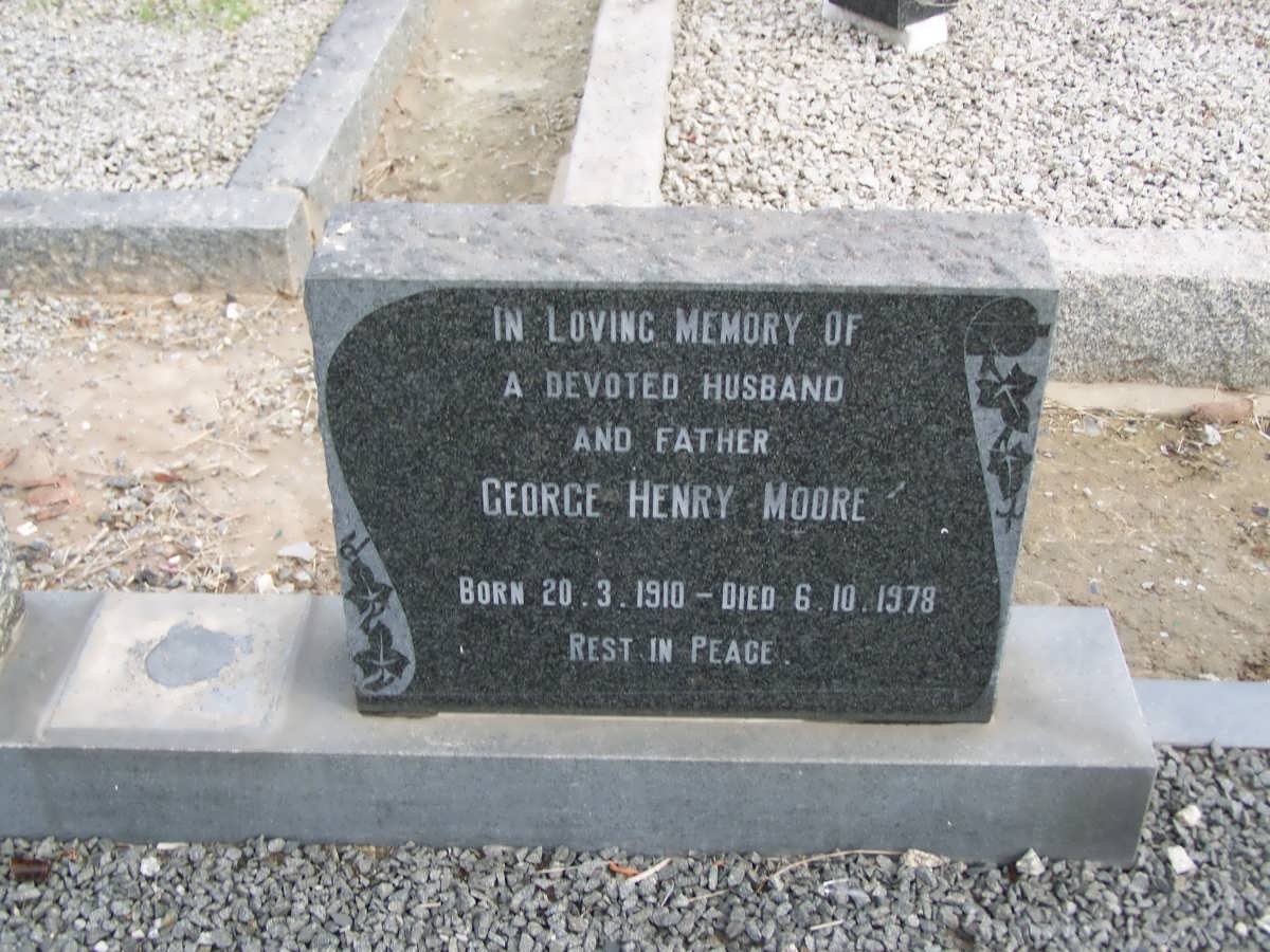 MOORE George Henry 1910-1978