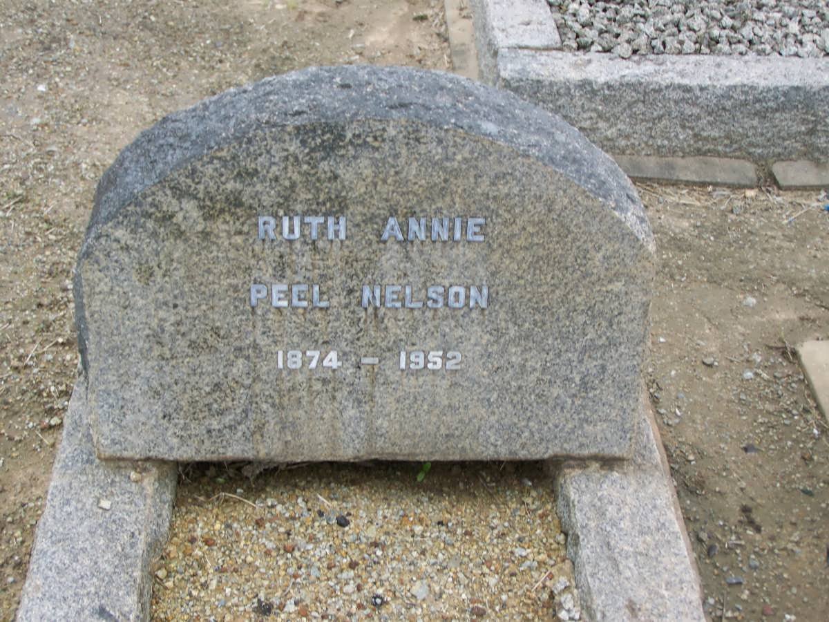 NELSON Ruth Annie Peel 1874-1952