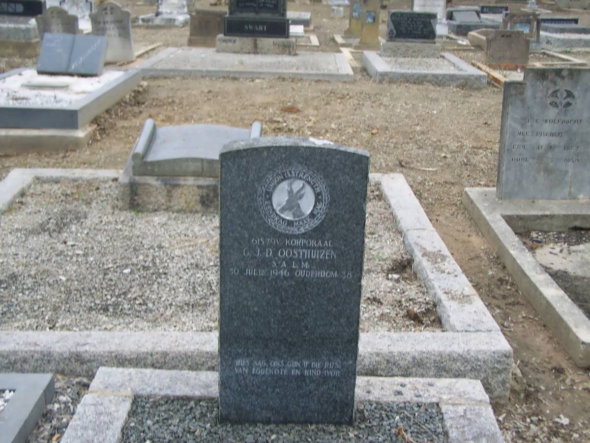 OOSTHUIZEN G.J.D. -1946