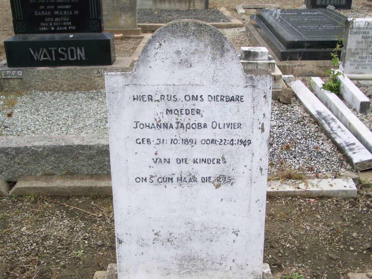 OLIVIER Johanna Jacoba 1891-1949