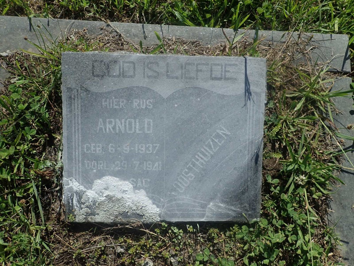 OOSTHUIZEN Arnold 1937-1941