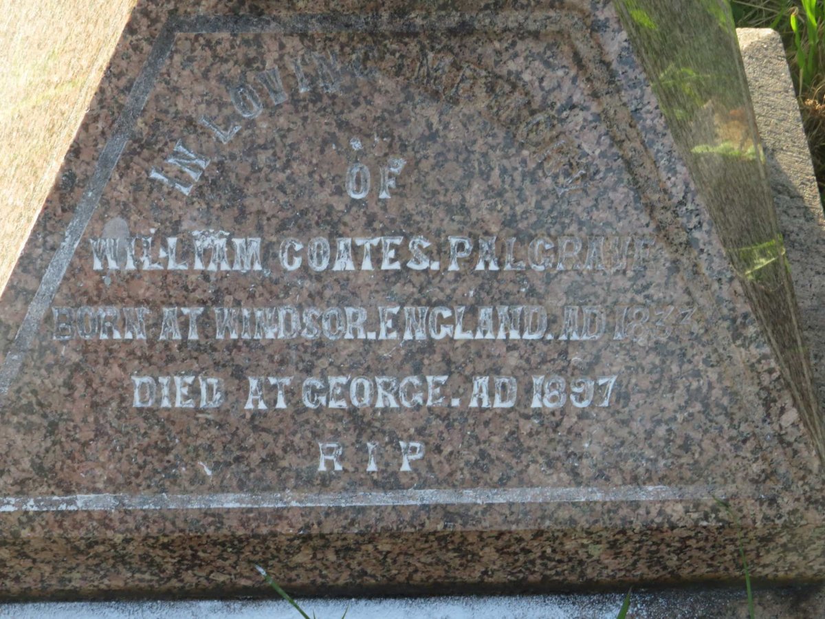 PALGRAVE William Coates 1833-1897
