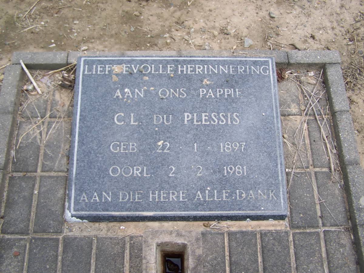 PLESSIS C.L., du 1897-1981