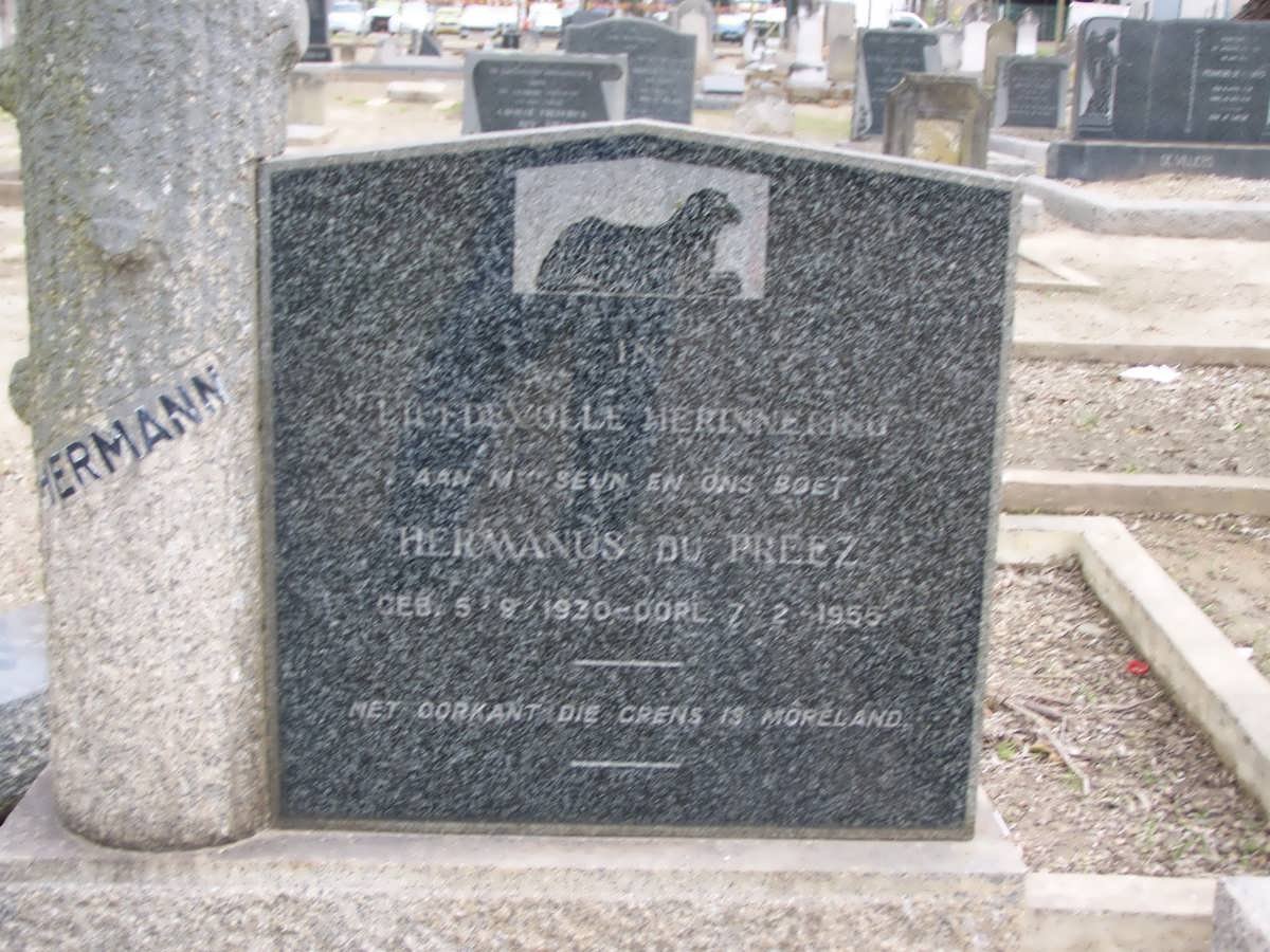 PREEZ Hermanus, du 1930-1955