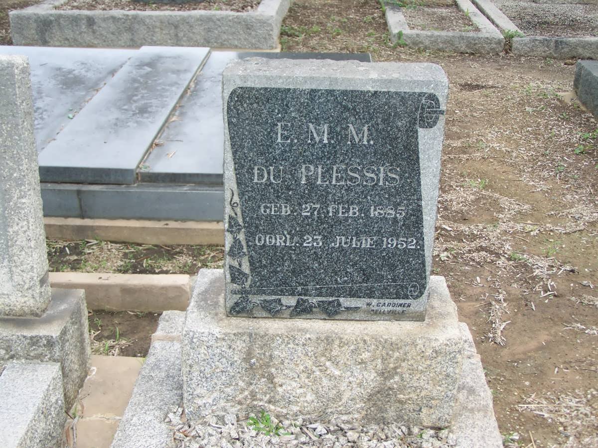 PLESSIS E.M.M., du 1885-1952