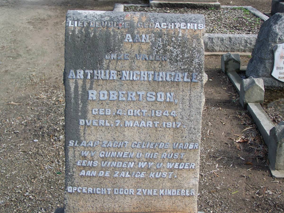 ROBERTSON Arthur Nightingale 1844-1917