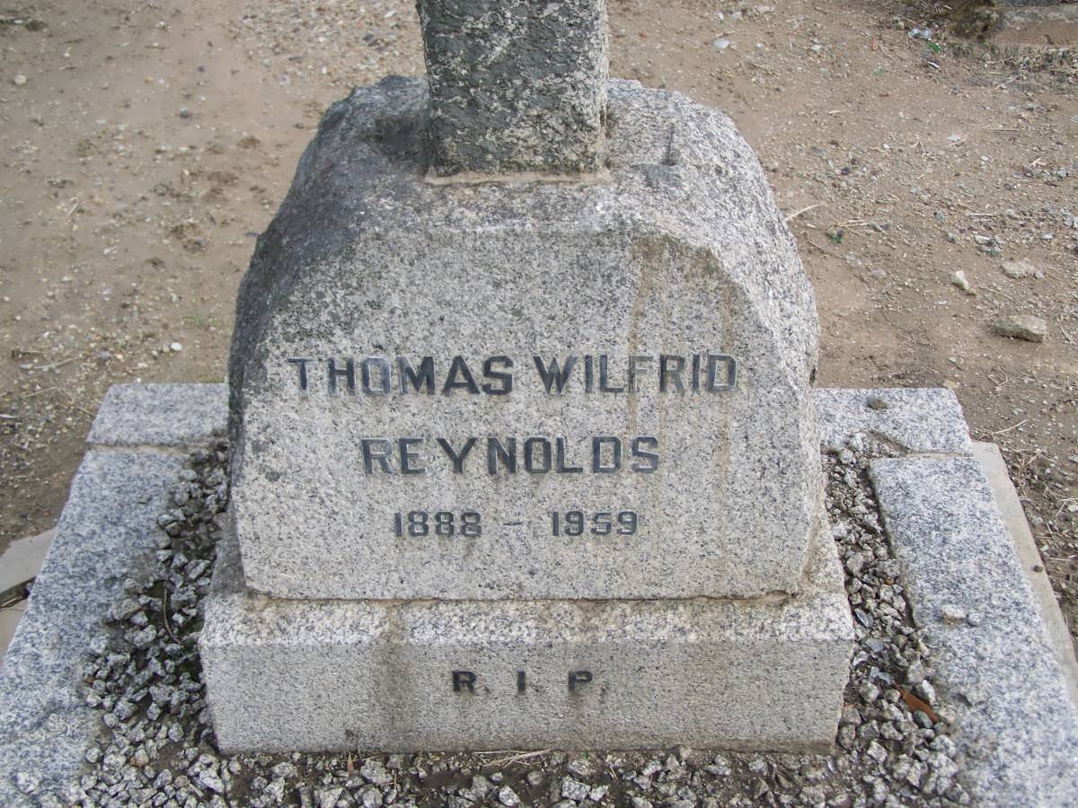 REYNOLDS Thomas Wilfred 1888-1959