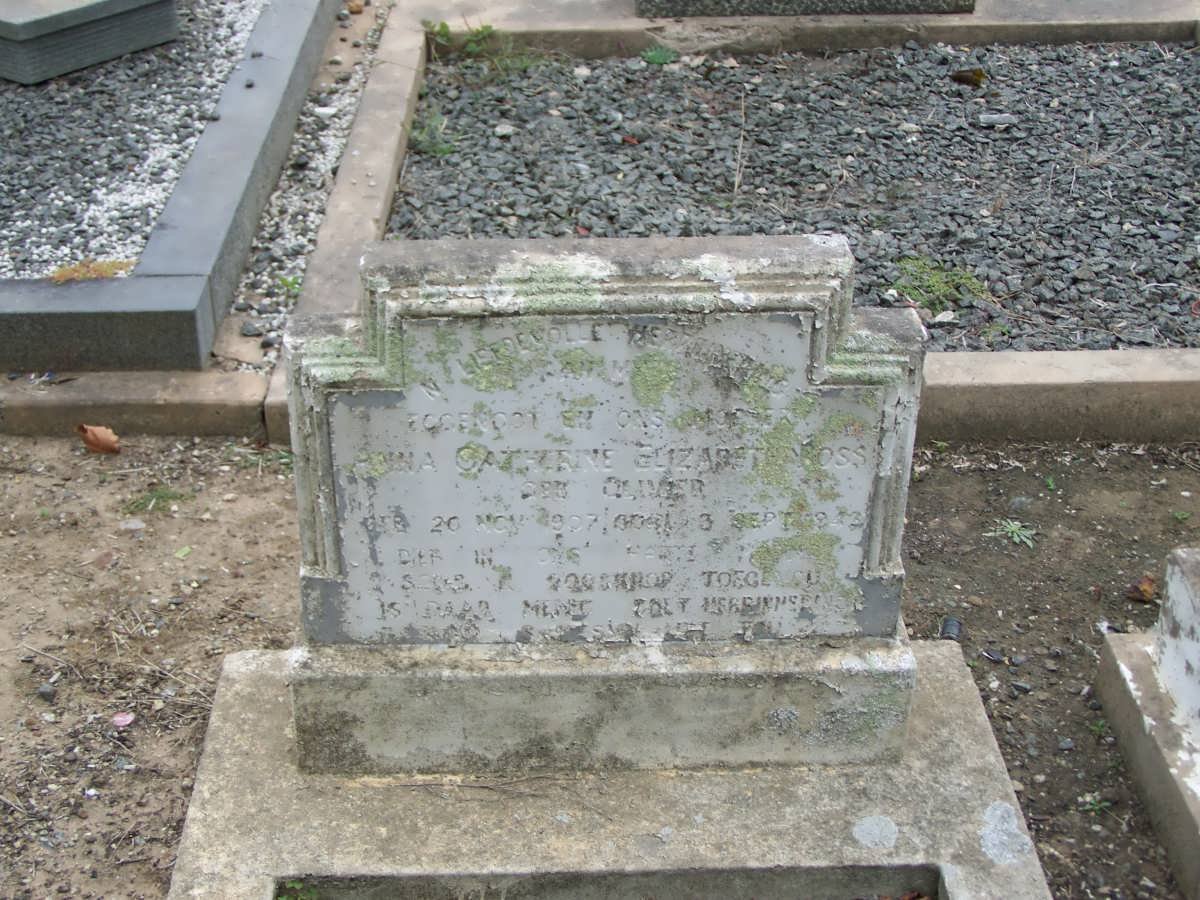 ROSS Anna Catherine Elizabeth 1897-1943