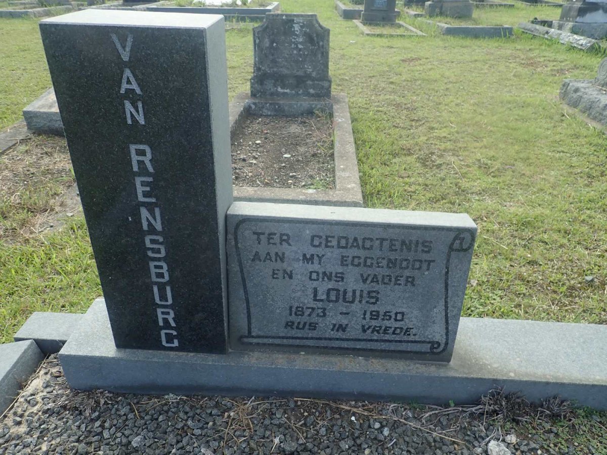 RENSBURG Louis, van 1873-1950