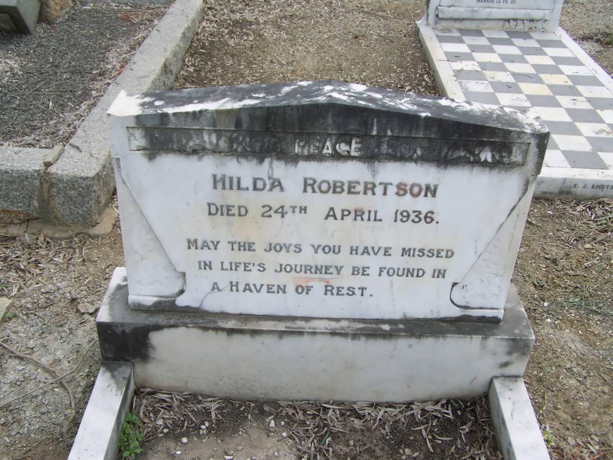 ROBERTSON Hilda -1936