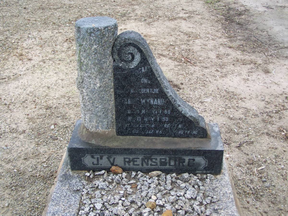 RENSBURG Jacobus Wynand, J.V. 1955-1999