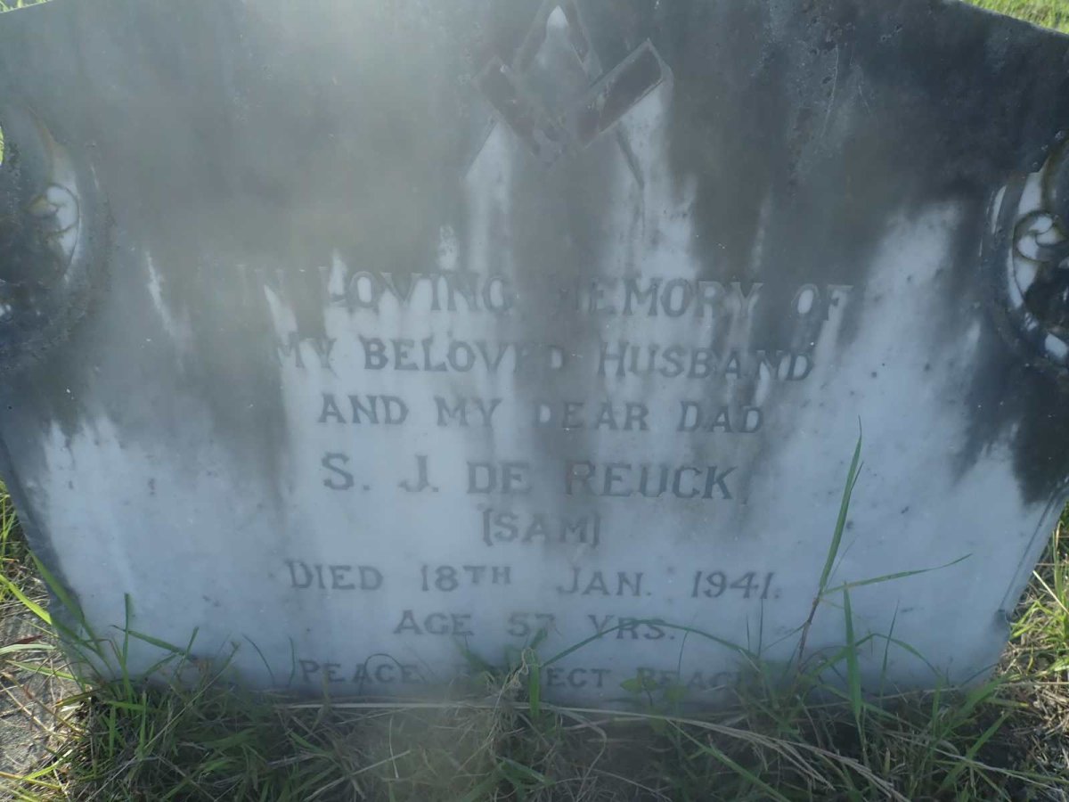REUCK S.J., de -1941