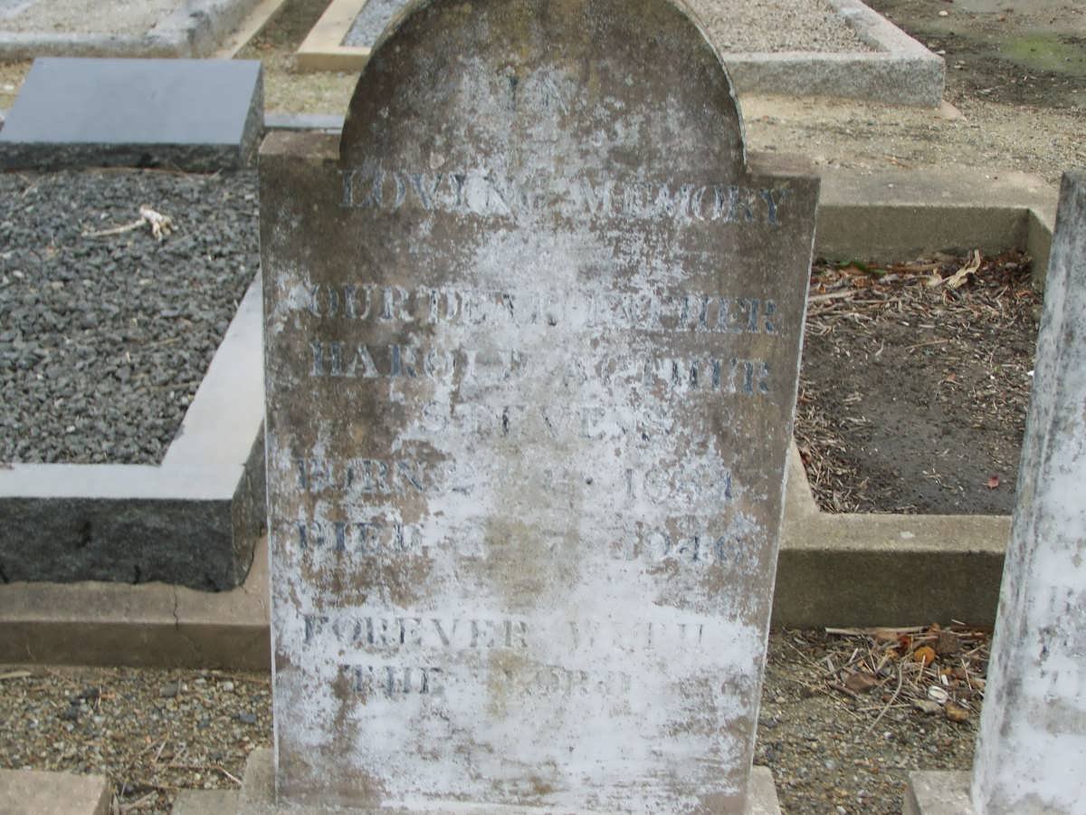 STEVENS Harold Arthur 18?4-1940