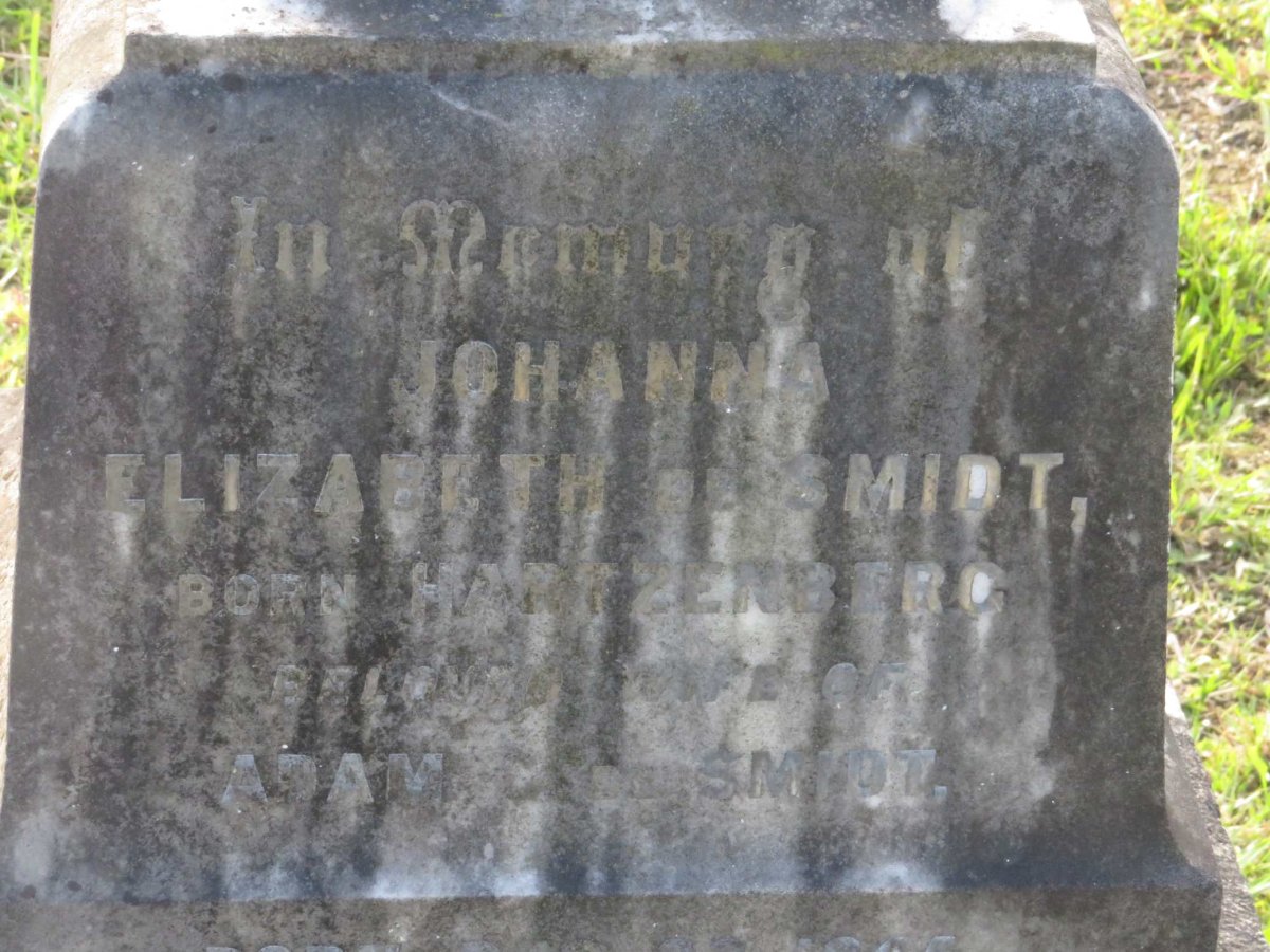 SMIDT Johanna Elizabeth nee HARTZENBERG 1945-1906 _2