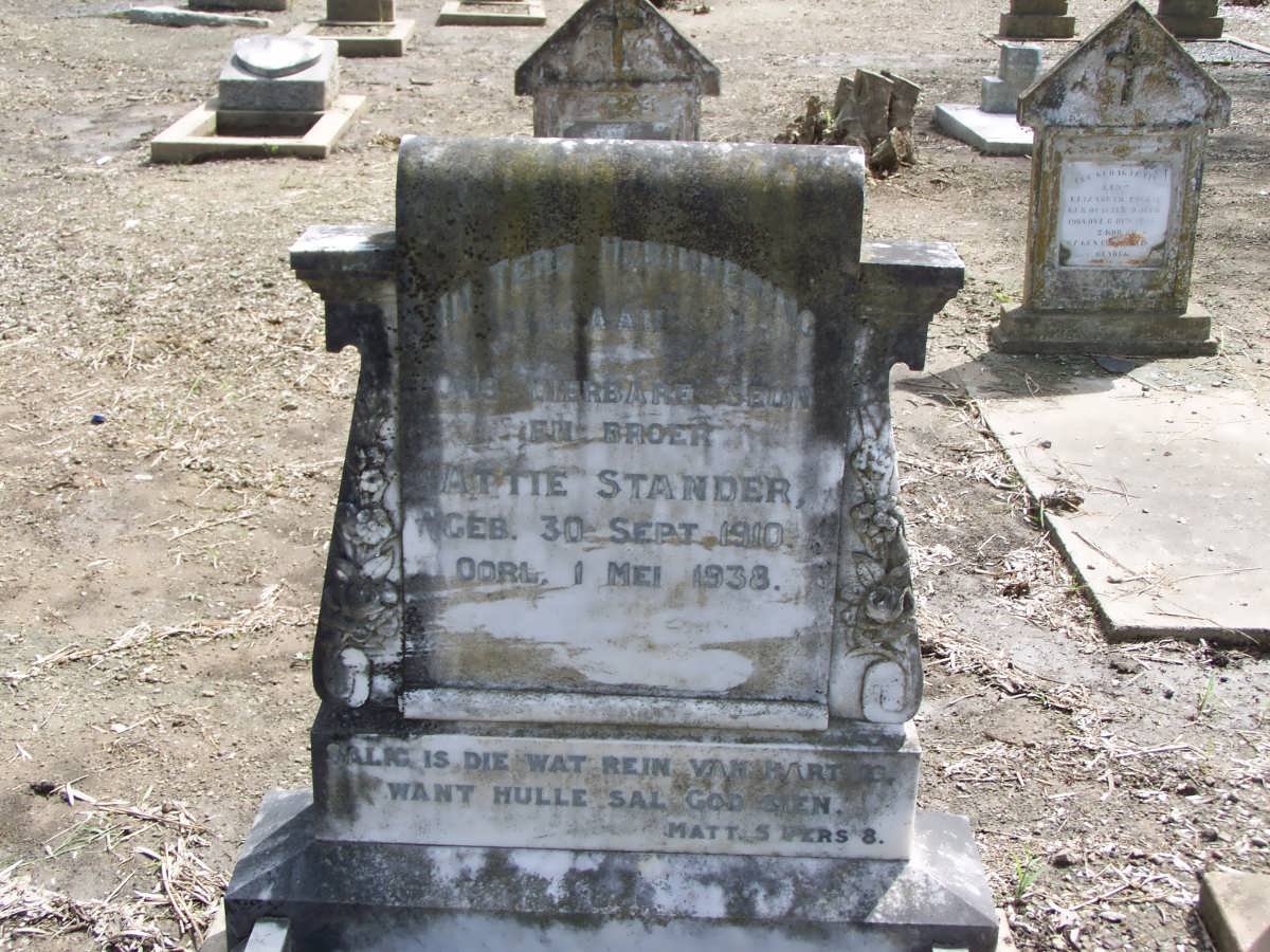 STANDER Attie 1910-1938