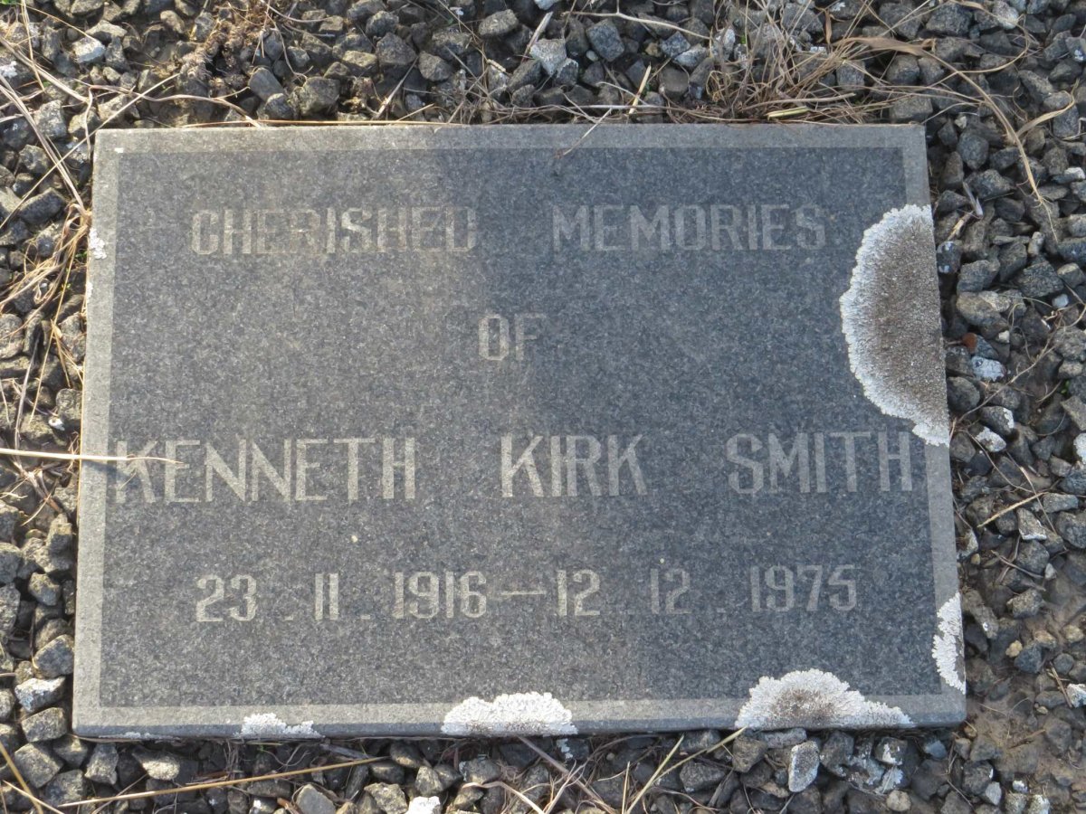 SMITH Kenneth Kirk 1916-1975