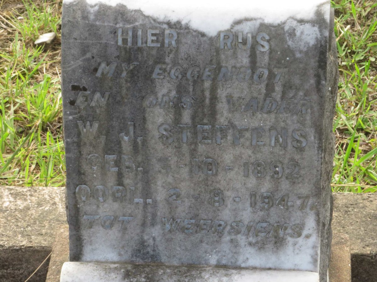 STEFFENS W.J. 1892-1947