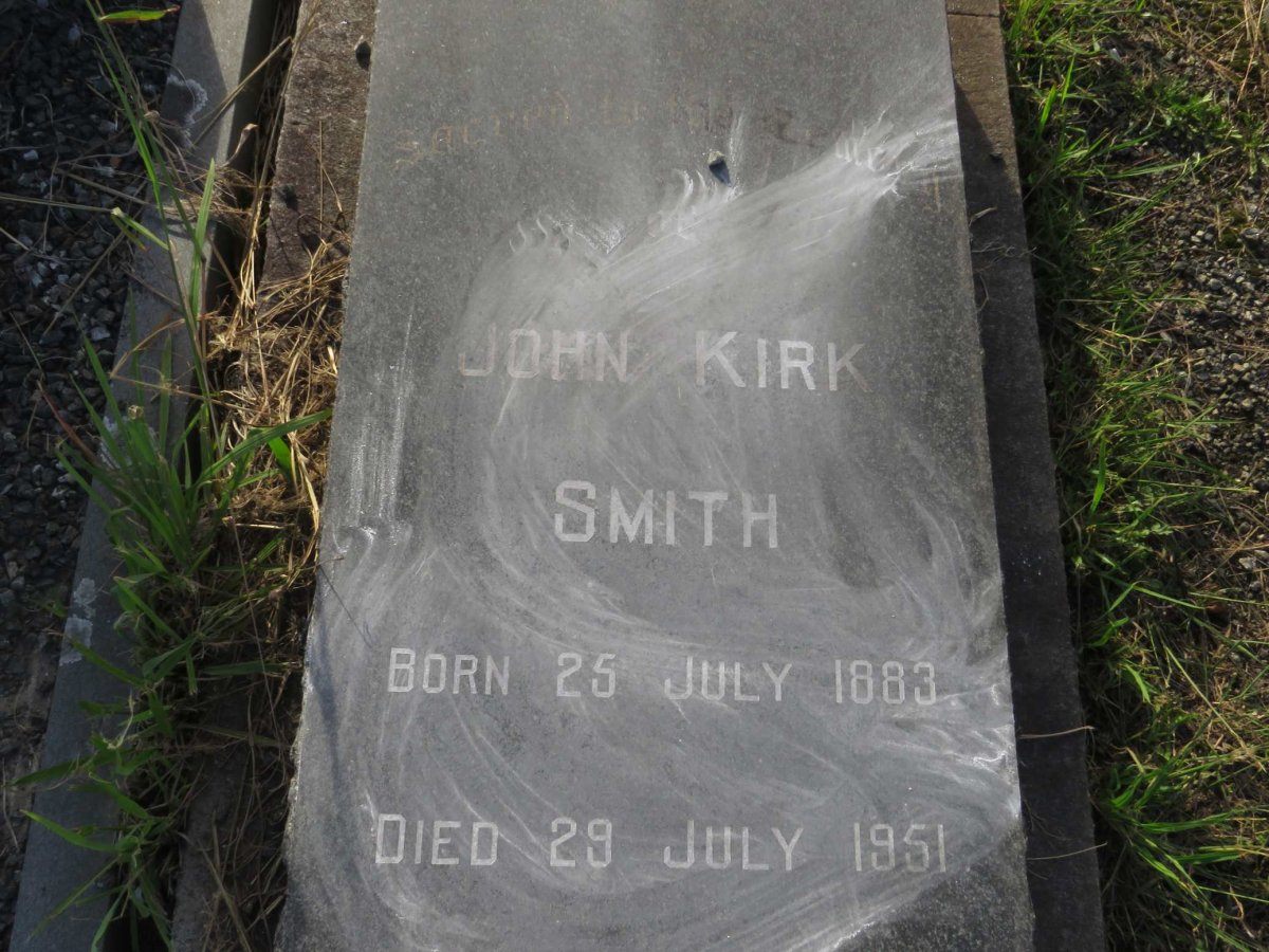SMITH John Kirk 1883-1951